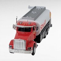 Vintage SpecCast Peterbilt 385 Shell Oil Tanker Truck Diecast Replica, Collectible Toy Truck, Gift for Collector