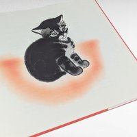 Vintage 1998 Mittens Book by Clare Turley Newberry, Caldecott Honor, Hardcover Children's Book, Cat Lover Gift