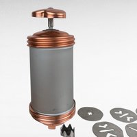 Vintage Mirro Cookie-Pastry Press Set with 13 Discs and 3 Tips, Great for Holiday Baking