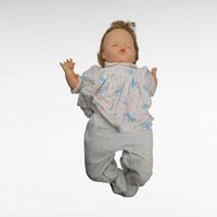 Vintage 1960s Soft Body Plastic Baby Doll, Cries When Moved, 19.5 Inch Retro Toy, Collectible Baby Doll, Gift for Doll Collectors