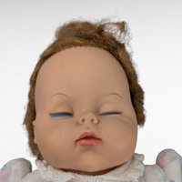 Vintage 1960s Soft Body Plastic Baby Doll, Cries When Moved, 19.5 Inch Retro Toy, Collectible Baby Doll, Gift for Doll Collectors