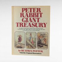 1980 Peter Rabbit Giant Treasury, Beatrix Potter, Hardcover Book. 
