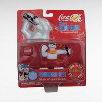 Vintage Coca Cola Polar Bear Snowboard Toy & 1993 Die-Cast Metal Truck Bank, New in Box, Collectible Coca Cola Memorabilia
