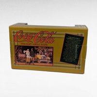 Vintage Coca Cola Polar Bear Snowboard Toy & 1993 Die-Cast Metal Truck Bank, New in Box, Collectible Coca Cola Memorabilia