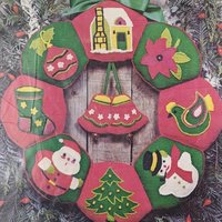 Vintage Christmas Craft Kits, 1970s-90s Needlecraft & Quilt Kits, Daisy Kingdom, Paragon, Canvas Capers, DIY Christmas Decor