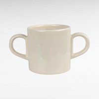 1987 Schmid Beatrix Potter Mrs. Rabbit 2 Handled Ceramic Cup, Vintage Children's Mug, Collectible Beatrix Potter, Gift for Nursery