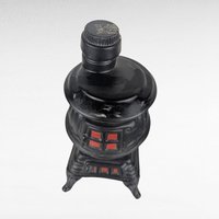 Vintage Decanter Set, 1968 Ezra Brooks Potbelly Stove & Luxardo Cherry Wine Decanter, Collectible Barware, Gift for Collectors