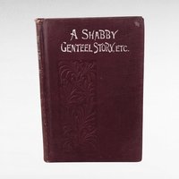 Antique Shabby Genteel Story & Other Tales, Thackeray Hardcover, Victorian Literature, Collectible Book, Gift for Reader
