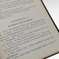 1918 Causeries en France French Conversation Book, Military Conversations, Antique Language Study, Gift for Linguist,Military History Buff