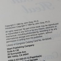 1984 John Gray "What You Feel You Can Heal" Softcover Book, Relationship Guide, Heart Publishing