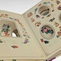 Vintage 1996 Victorian Themed Photograph Album, Holds 35 Photos, Floral & Butterfly Design, Memory Keeper, Gift for Sentimental Souls