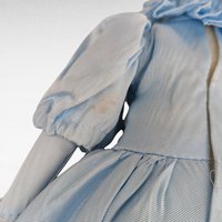 Vintage Pierrot Clown Doll, Blue Ceramic Doll, 19 1/4 Inches, Collectible Clown Doll, Gift For Collector, Vintage Home Decor