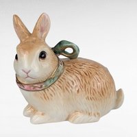 Vintage Fitz and Floyd Woodland Spring Bunny Salt and Pepper Set, Ceramic Rabbit Shakers, Collectible Kitchen Decor, Easter