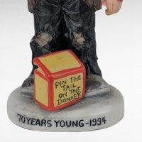 Vintage 1994 Flambro Emmett Kelly Jr. 70 Years Young Figurine, Ceramic Clown Ornament, Collectible Clown, Birthday Gift, 5.5 Inch