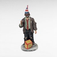 Vintage 1994 Flambro Emmett Kelly Jr. 70 Years Young Figurine, Ceramic Clown Ornament, Collectible Clown, Birthday Gift, 5.5 Inch