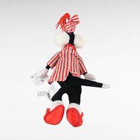 Vintage 1997 Looney Tunes Bedtime Sylvester Plush, 12" Stuffed Animal Toy, Cartoon Character Plushie, Gift for Kids, Collector's Item
