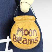 Vintage Tender Heart Treasures Miss Moon Beam Doll, 21 Inch Paper Mache Face Doll, Collectible Moonbeam Doll, Gift for Doll Collectors