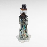 Vintage Art Glass Clown, Handblown Glass Clown, Collectible Glass Figurine, Clown Decor, Art Glass Sculpture, Whimsical Clown, Glass Art
