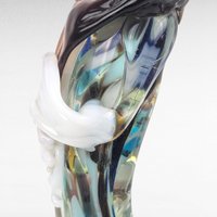 Vintage Art Glass Clown, Handblown Glass Clown, Collectible Glass Figurine, Clown Decor, Art Glass Sculpture, Whimsical Clown, Glass Art
