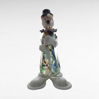 Vintage Art Glass Clown, Handblown Glass Clown, Collectible Glass Figurine, Clown Decor, Art Glass Sculpture, Whimsical Clown, Glass Art