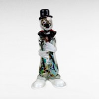 Vintage Art Glass Clown.