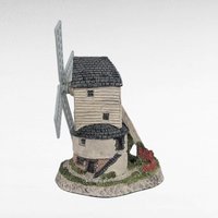 Vintage 1985 David Winter The Windmill Figurine with Box, Collectible English Cottage Decor, Gift for Him, Gift for Her, Miniature Building