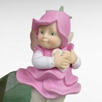 Dept. 56 Flowerpot Pair, "You're In My Heart" & "Apple Of My Eye", 2001 Figurines with Clay Pots, Vintage Home Decor, Gift for Gardeners