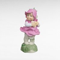 Dept. 56 Flowerpot Pair, "You're In My Heart" & "Apple Of My Eye", 2001 Figurines with Clay Pots, Vintage Home Decor, Gift for Gardeners