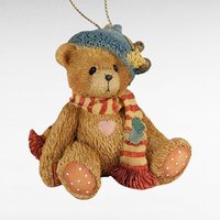 Vintage Cherished Teddies Figurines, Ornaments, 1992-1997, Santa Teddy, Hannah Autumn Brings, Holly, Stocking Bear, Gift for Collector