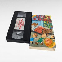 Vintage Christmas VHS Tapes, Grinch, Santa's Surprise, Animated Classics, Holiday Movies, Gift for Collector, Nostalgic Decor