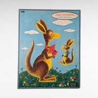 Vintage Preschool Tray Puzzles, 1960s Whitman Circus, Elephant, Kangaroo Puzzles, Jaymar Zorro Puzzle, Kids Room Decor, Nostalgic Toys