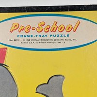 Vintage Preschool Tray Puzzles, 1960s Whitman Circus, Elephant, Kangaroo Puzzles, Jaymar Zorro Puzzle, Kids Room Decor, Nostalgic Toys
