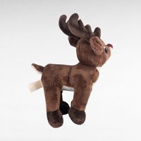 Vintage Dandee Rudolph & Dancer Plush Set, Christmas Holiday Decor, Nostalgic Plush Toys, Gift for Rudolph Fan