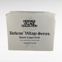 1989 Dept 56 Dickens Village Mr. Wickfield Solicitor Building, David Copperfield, Vintage Christmas Decor, Gift for Collector