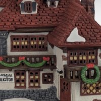1989 Dept 56 Dickens Village Mr. Wickfield Solicitor Building, David Copperfield, Vintage Christmas Decor, Gift for Collector