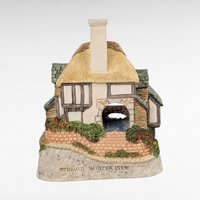 1994 David Winter Wishing Falls Cottage, Thatched Roof Miniature, Vintage Collectible, English Cottage Decor, Gift for Collector