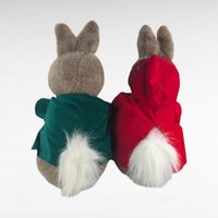 Vintage Mrs. Rabbit & Peter Rabbit Plush Set, 15 Inch Collectible Plush Toys, Classic Children's Literature Characters, Gift for Collectors