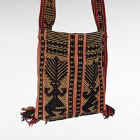 Vintage Handmade Bags, Exotic Design, Handwoven, Black & White, Boho Style, Gift for Her