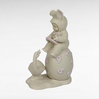 Vintage Dept 56 Snowbunnies Figurines Lot, 1995-1998, Springtime, Easter, Gift for Collector