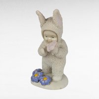 Vintage Dept 56 Snowbunnies Figurines Lot, 1995-1998, Springtime, Easter, Gift for Collector