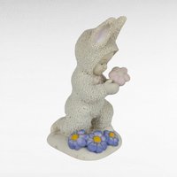 Vintage Dept 56 Snowbunnies Figurines Lot, 1995-1998, Springtime, Easter, Gift for Collector