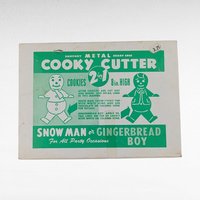 Vintage Anchor Hocking Microwave Muffin Pan & Snowman Gingerbread Cookie Cutter Set, Retro Baking, Gift for Baker