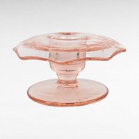 Vintage Decor Lot, Cream Bowl, Pink Glass Candlestick, Napcoware Egg Vase, 1950s Decor, Gift for Collector