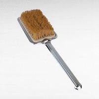 Vintage Black & Silver Hair Brush, Art Deco Style Brush, Vanity Brush, Gift for Her, Boudoir Decor