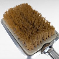 Vintage Black & Silver Hair Brush, Art Deco Style Brush, Vanity Brush, Gift for Her, Boudoir Decor