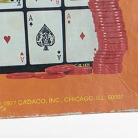 1977 Vintage Cadaco Poker-Keeno Game, Complete Set with Cards and Chips, Collectible Card Game, Gift for Game Collectors, Family Fun