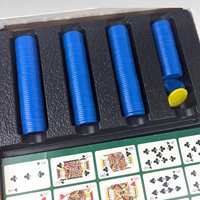 1977 Vintage Cadaco Poker-Keeno Game, Complete Set with Cards and Chips, Collectible Card Game, Gift for Game Collectors, Family Fun