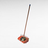 Vintage Susy Goose Tin Carpet Sweeper, 28" Tall, Kitchen Toy, Collectible Toy, Gift for Vintage Collectors