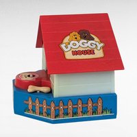 Vintage Everlast Plastic Doggy House Bank, 1950s Coin Savings Bank, Puppy Gift, Children's Room Decor, Collectible Toy Bank