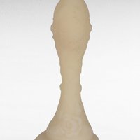 Vintage Fenton Chocolate Rose Cameo Satin Glass Bell, Handpainted Pam Bibbee, Collectible Fenton Glass, Gift for Fenton Collector